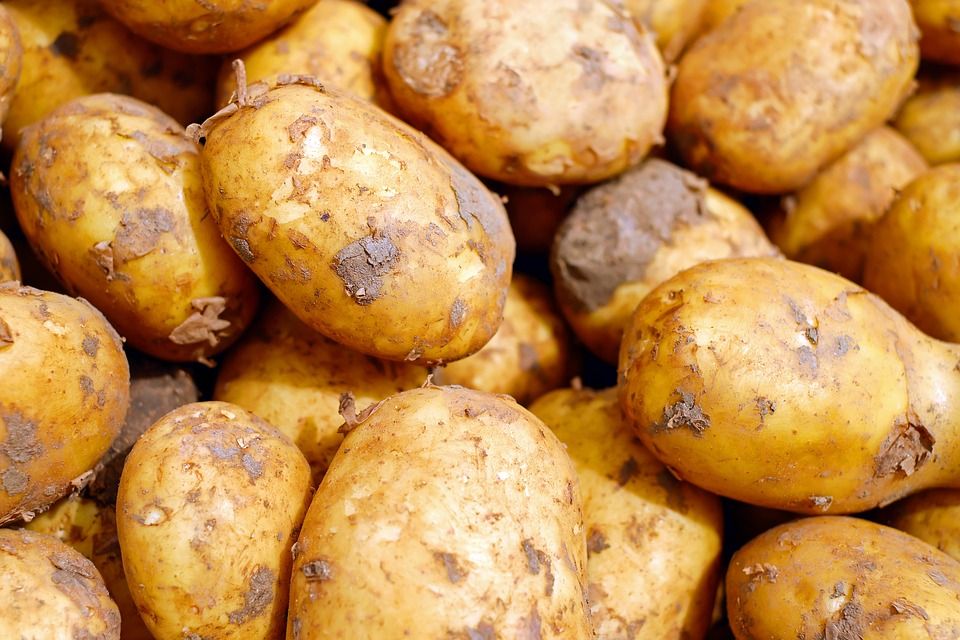 bulvės, sveiki maisto produktai