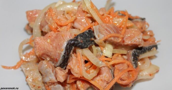 Korėjietiškos žuvies salotos: šventinė stalo puošmena!