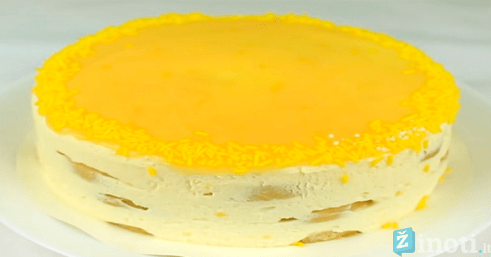 Greitai paruošiamas citrininis tortas, kurio nereikia kepti!
