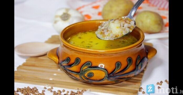 Žieminė sūrio ir grikių sriuba. Meilė nuo pirmo šaukšto