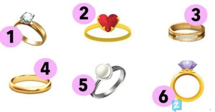 Testas: pasirinkite žiedą ir sužinokite, ką jis jums pranašauja