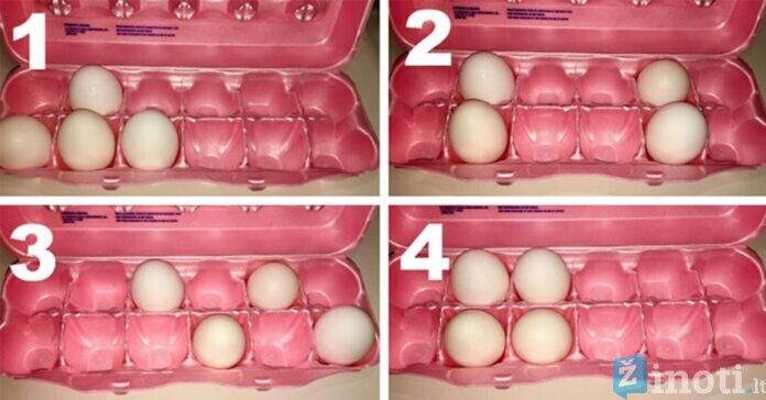 Testas: pasirinktas kiaušinių dėklas atskleis jūsų stipriąsias puses