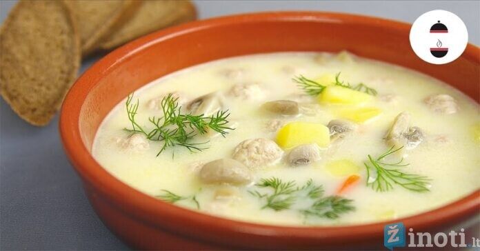 Sūrio sriuba. Sotus patiekalas, kuris nepaliks abejingų