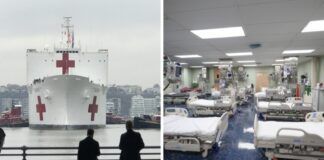 Niujorkas į pagalbą pasikvietė unikalią ligoninę laive su medicinos personalu