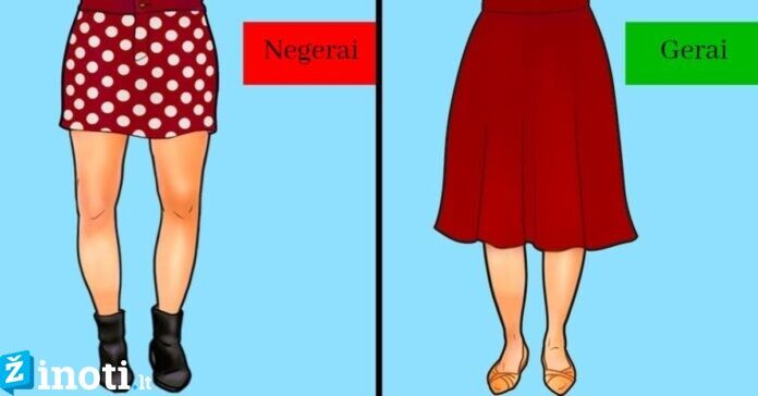 5 patarimai moterims, kaip pasirinkti tinkamus drabužius pagal jūsų kojas