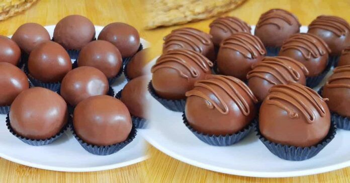 Naminiai šokoladiniai saldainiai: pagunda, paruošta per kelias minutes!
