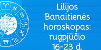 Lilijos Banaitienės horoskopas: kokia bus rugpjūčio 16-23 savaitė?