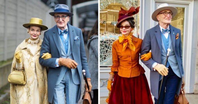 Labai stilingai apsirengusios vokiečių poros nuotraukos užkariavo internautų širdis