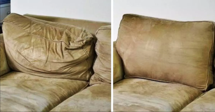 Patarimai, kaip pigiai sutvarkyti deformuotą sofą, kad ši atrodytų it nauja