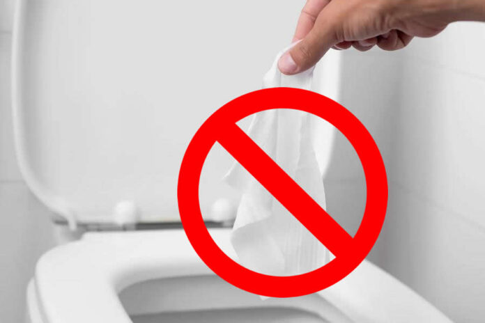 10 dalykų, kurių niekada, jokiais būdais negalima nuleisti tualete