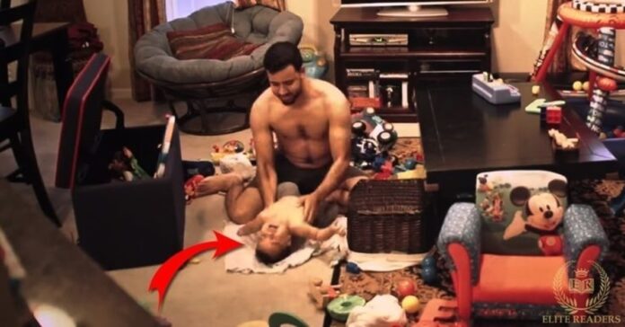 Žmona nufilmavo, kaip tėvas leidžia laiką su sūnumi, kai jos nėra namuose