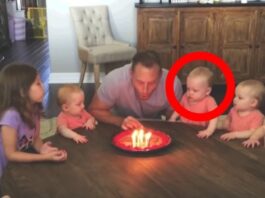 6 dukros padainavo tėčiui su gimtadieniu. O štai kokia jų reakcija, kai jis užpūtė žvakutes!