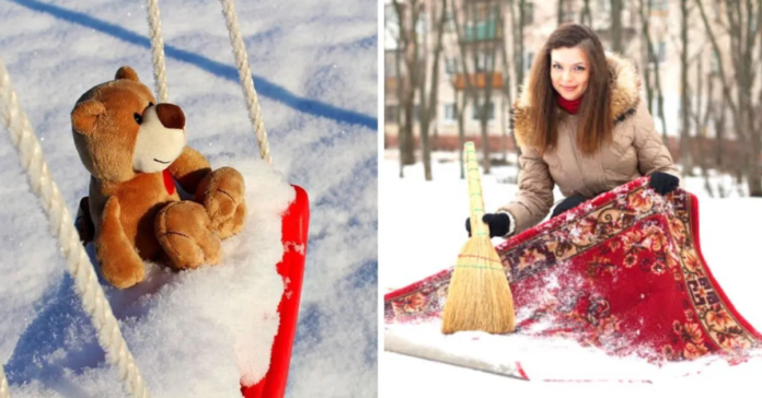 Šaltis ir sniegas - puikios sąlygos į lauką išnešti kilimus ir ne tik. Sužinokite išsamiau!