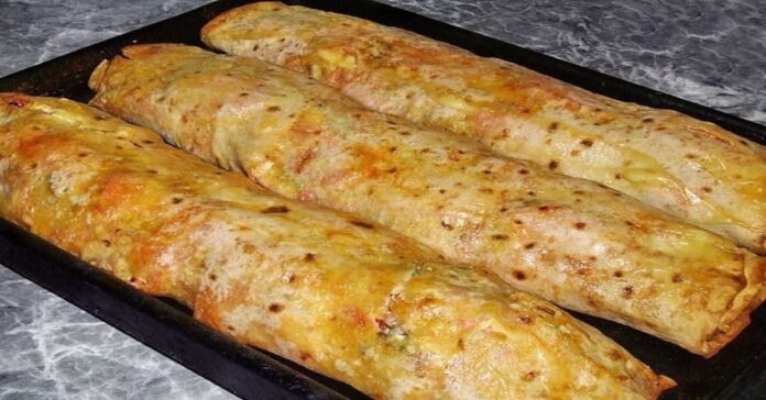 Pitos duona su mėsa ir daržovėmis. Orkaitėje keptas patiekalas jūsų stalui