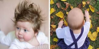 Kodėl vieni vaikai gimsta su daugiau, o kiti su mažiau plaukų?