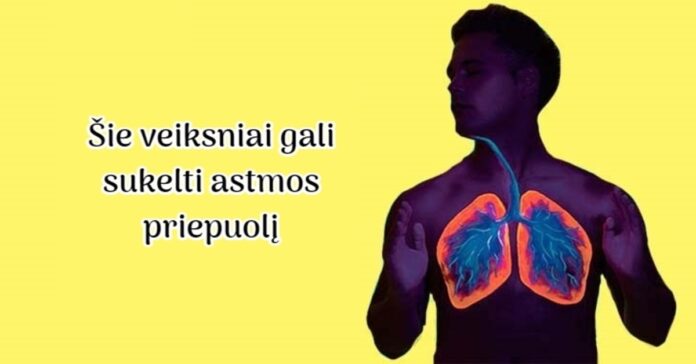 Ne tokie akivaizdūs veiksniai, kurie gali sukelti astmos priepuolį