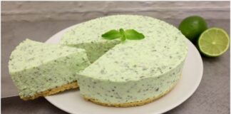 „Mojito“ pyragas - prašmatnus, gaivus desertas, kurio nereikia kepti