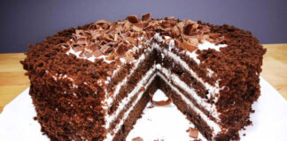 Nepaprastai skanus šokoladinis tortas „Juodasis princas“