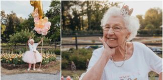 Anūkės dėka 90-metė gimtadienį atšventė kaip tikra princesė
