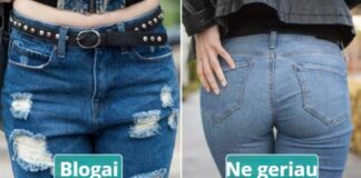 Pagrindinės klaidos nešiojant džinsus ir kaip to išvengti?
