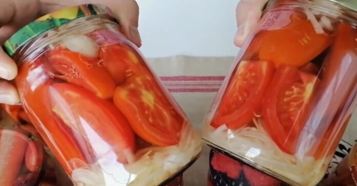 Pomidorai žiemai suomiškai: labai įdomus ir skanus receptas