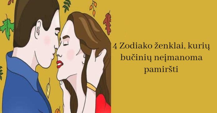 4 Zodiako ženklai, kurių bučinių neįmanoma pamiršti