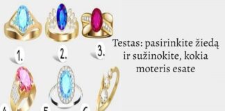Testas: pasirinkite žiedą ir sužinokite, kokia moteris esate