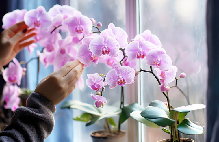 orchidėją