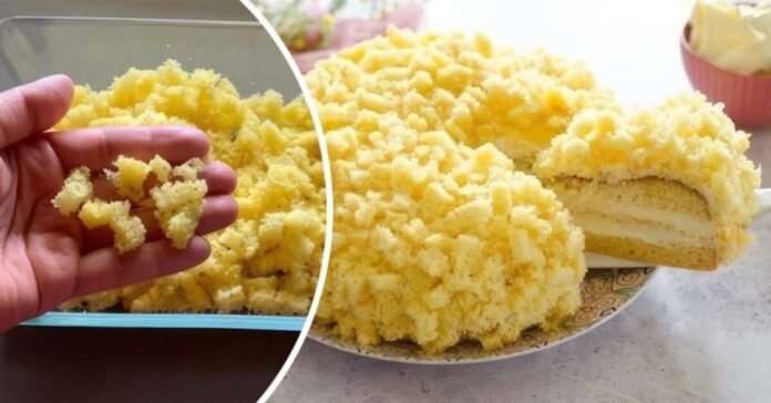 Mimozos pyragas su pasakiškai skaniu kremu: itališkas receptas